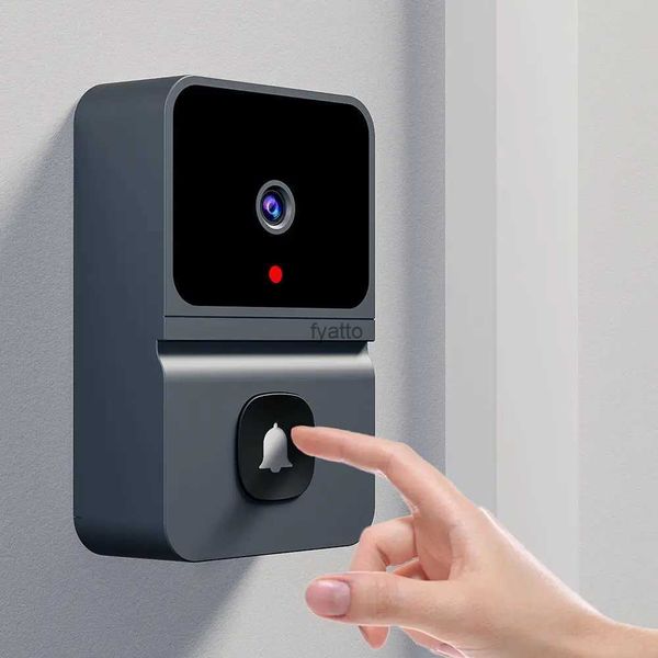 Camera de porte de porte de portes Z40 Z40 avec une alarme WiFi anti-vol à 2 canaux à 2 canaux à haute définition Utilisation pour la protection de la sécurité à domicile H240407