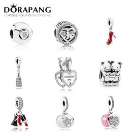 Dorapang Lovely Charms Bead High Heels Pendant Fit a Early Automn Series S925 STERLING Silver DIY Bracelet Whole Factory271M