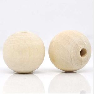 Doreenbeads 50 Ronde Hout Spacer Beads 17mm-18mm (B12713), Yiwu