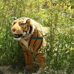 Dorimytrader 110cm enorm gesimuleerd bos dier tijger pluche speelgoed 43 '' grote gevulde gesimuleerde tijger pop Great House Decoration Dy60728