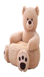 Dorimytrader dessin animé Panda ours enfant canapé Mini chaise loisirs canapé Tatami bébé infantile maternelle canapé tabouret 50x50 cm DY505895944646