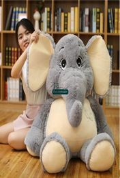 Dorimytrader knuffelig zacht dier olifant knuffel gevuld cartoon olifanten pop kussen baby cadeau decoratie 65cm 95cm 125cm DY617479544