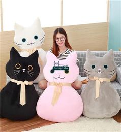 Dorimytrader Nouvel anime chat en peluche oreiller toys géants Génilement poupée et amant en peluche en peluche douce présente 100 cm 39inches dy616694957197