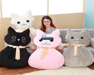 Dorimytrader Nieuwe anime Cat Plush Pillow Toys Giant Cuddly Soft Stuled Cats Doll Baby and Lover Present 100 cm 39inches DY616694737667