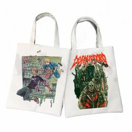 Dorohedoro Hero Horror Japonais Anime Manga Sacs à main Sacs à bandoulière Casual Shop Filles Sac à main Femmes Élégant Sac en toile l6bT #