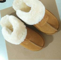 DORP SHIPPING 2020 WGG chaud coton pantoufles hommes et femmes pantoufles femmes bottes bottes de neige concepteur intérieur coton pantoufles