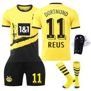 Dortmund 2324 Home 11 Royce Soccer Jersey 9 Alai 22 Bellingham Kids 'Jersey Set