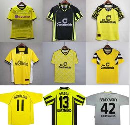 Dortmunds Retro voetbalshirts 1988 1989 1994 1995 1996 1997 1998 2000 2001 2011 2012 2013 vintage voetbal REUS Borussia Moller 89 94 95 96 97 98 99 00 01 02 11 12