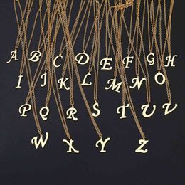 Dotifi voor vrouwen A-Z Alfabet brief hanger kettingen personalisatie roestvrijstalen ketting glamour sieraden