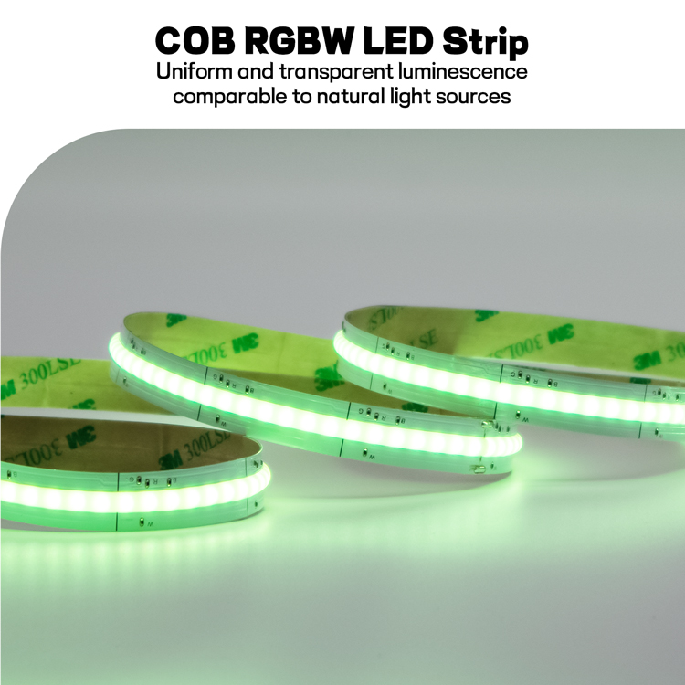 Dotless Cob Muti-color RGBW 816LEDS/M DC12V 16 W/M Pasek LED dla parku rozrywki