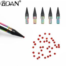 Outils de pointage BQAN 1 PCS Stylo à ongles à double extrémité 10 pièces Crayon Tête de rechange 230619