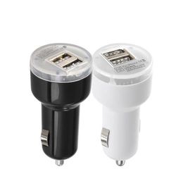 Double 2Port 1A 2A 21A USB autoladeradapter voor Samsung S10 S20 iPhone 8 x 7 11 12 Android Telefoon GPS PC4363963
