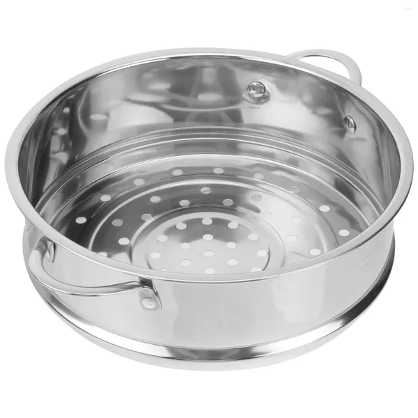 Double bain-marie 18 Cm, ustensiles de cuisine pour bébé poulet, panier vapeur Dim Sum en acier inoxydable