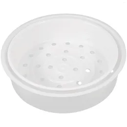 Dubbele ketels 2 pc's micro-golf oven stoomrek stoomboot pot inzetstuk voor vegetarische plastic huishoudelijke voedingskoker