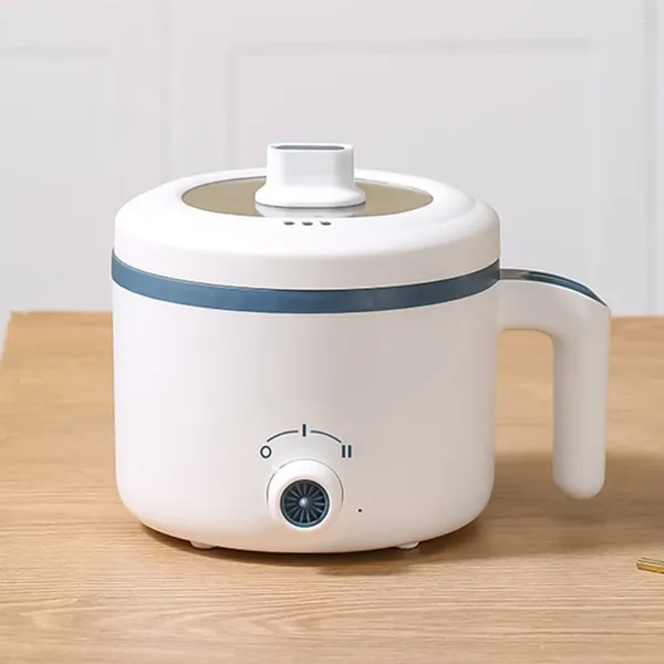 Machine de cuisson électrique à double chaudière, petite cuisinière multifonctionnelle, appareils ménagers pour 2 à 3 personnes, 1,7 l, pour la maison, le dortoir, le bureau