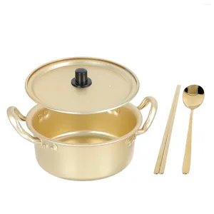 Dubbele Boilers Koreaanse Ramen Pot Fornuizen Voor Keuken Kookpotten Kookgerei Accessoires Noodle Bowl