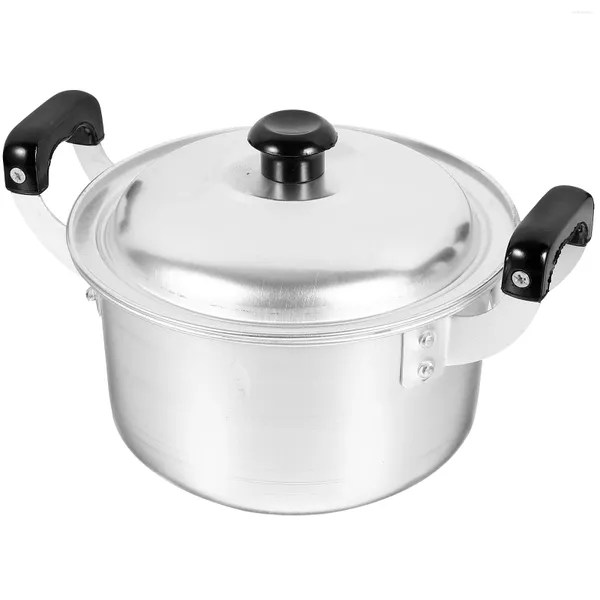 Double chaudières en métal Pot de cuisson approfondi et épaissis en alliage en aluminium à double soupe