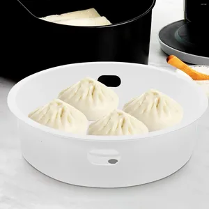 Double chaudières cuiseur à riz support à vapeur empilable casseroles à insertion panier à légumes pour boulettes Pot porte-aliments plateau Dim Sum cuisson à la vapeur