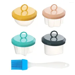 Moules en Silicone à Double chaudière, amour œuf cuit à la vapeur, cuiseur à micro-ondes, four à micro-ondes, cuiseur vapeur Durable, braconnier à la vapeur pour bébé