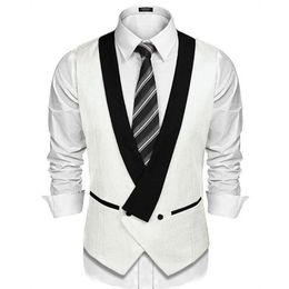 Gilet de mariage de mariage pour hommes doubles pour hommes