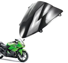 Parabrisas de doble burbuja ABS para Kawasaki Ninja 250R EX250 2008 2009 2010 2011 20123022104