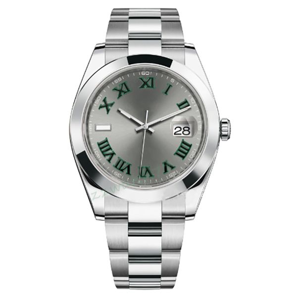 double calendrier montres designer montre hommes mouvement automatique femmes montre luminou étanche montres de luxe montre-bracelet pliante 41mm de luxe mécanique l5
