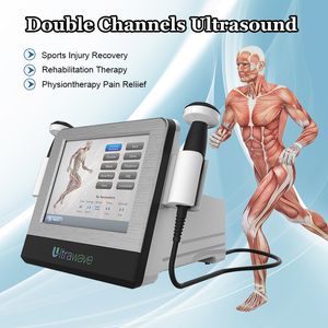 Double Changnel Ultrasound Therapy Treatment Health Gadgets Fysieke fysiotherapie 4.5 cm Sized van hoofden voor chronische pijn