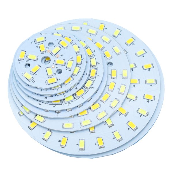 Double température de couleur SMD5730 LED PCB 3W 5W 6W 7W 9W 12W 15W 18W, Source de lumière blanche chaude pour ampoule LED