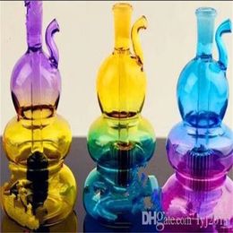 Rauchpfeifen Doppelfarbiger und heteromorpher Kessel (Nr. 5) Großhandel Glasbongs Ölbrenner Glas