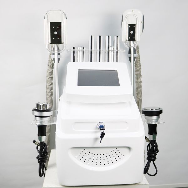 Double Cry Poignées Cool Body Sculpting Cryolipolysis 40K Cavitation RF Minceur Lipo Laser Pads Fat Gel Lifting Vide Cryothérapie Machine de beauté