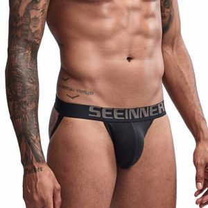 Doble D G-string Tanga Hombres 4 colores Hombres Sexy Tangas Calzoncillos Ropa interior gay Hombre Jockstraps Hombres gay Ropa interior Jockstrap J191205