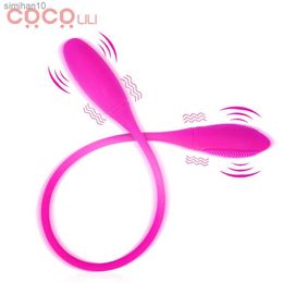 Double Dildo Anal Vibrator Sex Toys pour femmes Clitoris Stimulator Butt Plug Vibrant s Rechargeable Adult Masturbator Sexo L230518