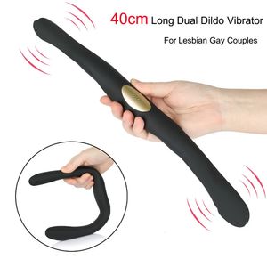 Dubbele Dildo Vibrators voor Vrouwen G Spot Vagina Prostaat Clitoris Stimulator Vibrator Anus Anale Masturbator Speeltjes voor Lesbische 240129