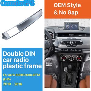 Fascia d'autoradio DOUBLE DIN pour ALFA ROMEO GIULIETTA 2010 – 2016, conduite à gauche (LHD), Kit de cadre de panneau de garniture d'installation stéréo