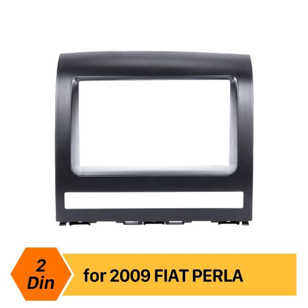 Kit de tableau de bord pour cadre de panneau de garniture d'autoradio Double Din, pour FIAT PERLA 2006 2007 2008 Fiat Albea Siena Palio 2014 – 2012