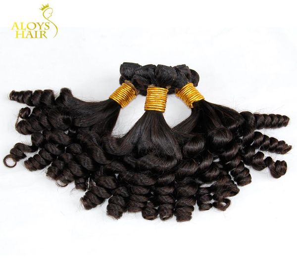 Extensiones de cabello mongol de doble dibujado Tía Funmi Bouncy Romance Egg Spring Curl Grado 9A Tejido de cabello humano virgen sin procesar 344075842