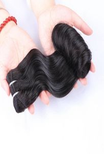 Dubbelgetrokken maagdelijke cuticula uitgelijnd Funmi pissy curl haarbundelspixie loempia magische springerige stijl2634743