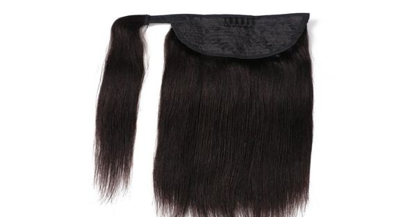 Doble dibujado pelo virgen extremos completos cola de caballo pertenecen al proveedor de cabello 100 cola de caballo de cabello humano indio 1424 pulgadas 150 gramos doble dibujado 7971226