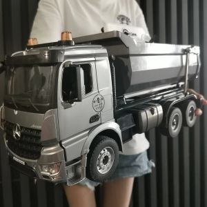 Double E 1/20 E590 Big RC Truck Alloy 6 CH 2.4G Radio Contrôled Tractor Transport Dumper Engineering Vehicle Toys Kid Kid