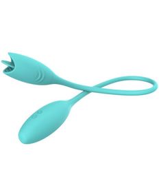 Dubbele Eierkopmotor Krachtige G-spot-vibrator Clitorisstimulator voor koppels Vibrerende vagina Intieme goederen Speeltjes voor volwassenen9878590