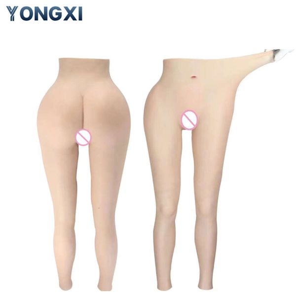 Double élasticité Sexy Cosplay Faux Seinsen Silicone Pour Travestis Faux fesses peut choisir avec vagin ou sans