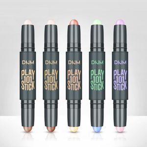 Dubbele end 2 in 1 concealer stick face contouring markeerstift concealer volledige hoes blemish 5 kleuren