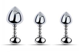 Double Ended Metal G Spot Massager PSpot Stimulator Anale Plug Dildo Seksspeeltje voor Vrouwen Men5236934