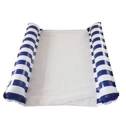 Double vlotter water hangmatrecerrecer comfortabel opvouwbare inflat luchtmatras pvc zomer zwembad matten slapende bedstoel