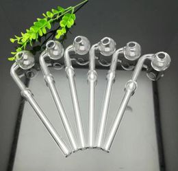 nouvelle double mousse verre cuisinière bong pipe à eau titane broyeur à ongles, barboteurs en verre pour fumer tuyau mélanger les couleurs