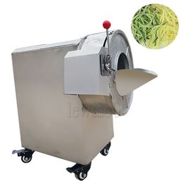 Régulation de vitesse de conversion à double fréquence Machine de coupe de légumes Machine de traitement de légumes à double tête