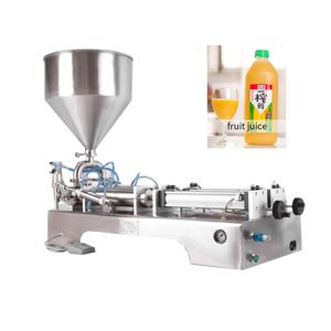 Dubbele Hoofd Pasta Vulmachine Multifunctionele Yoghurt Ijs Ketchup Pasta Vloeistof Dual Use Verpakkingsmachine 1000-5000 ml