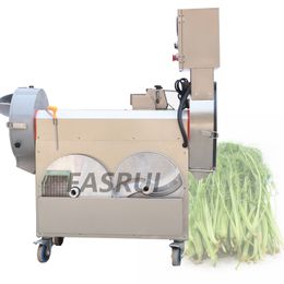 Double Headed Multi Functie Automatische Snijmachine Commerciële Elektrische Aardappel Carrot Ginger Slicer Shred