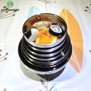 Bols de riz en acier inoxydable à double isolation Vaisselle pour enfants Restaurant Lily Bowl Cantine