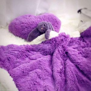Dubbele grote zachte warme shaggy pluizige gooi pluche deken slaapbank deken thuis winter warmer lamsdekens voor kinderen volwassenen